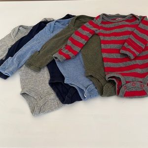 5 Pack Long-Sleeve Bodysuits